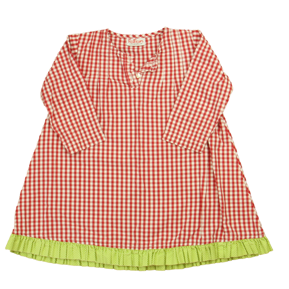 RedBeans Girls Red | White Dress size: 3T